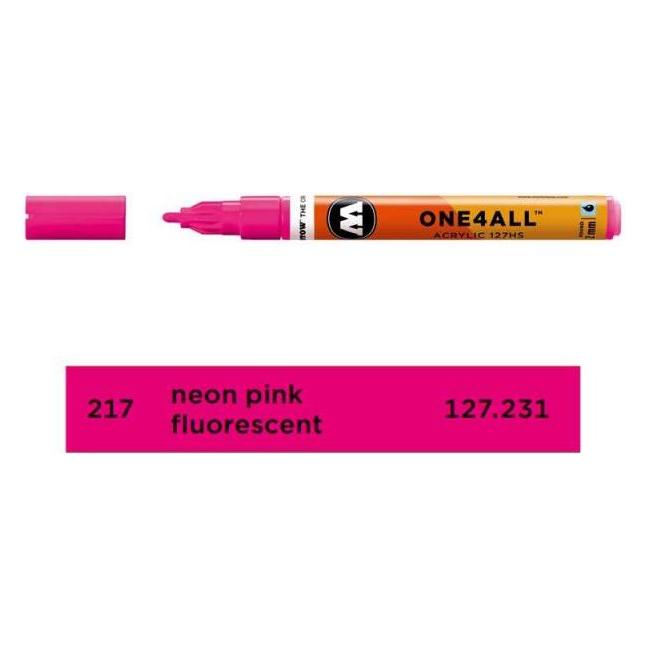 Molotow Filzstift One4all 127HS neon pink fluor (1x) (127231)