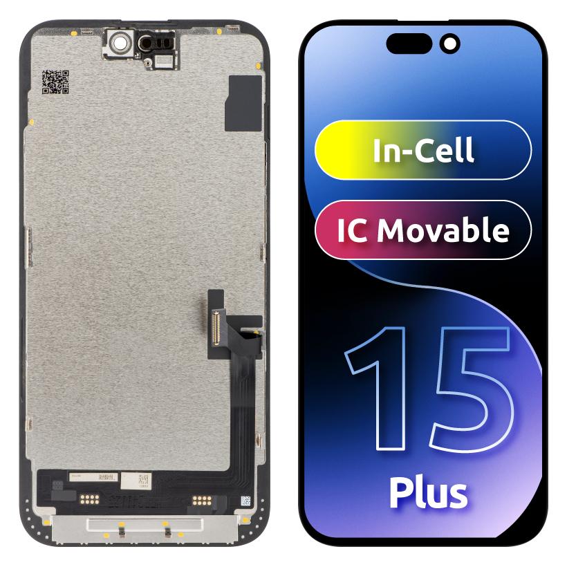 JK Display Unit für iPhone 15 Plus, In-Cell Version, Schwarz (Display, Apple iPhone 15 Plus) (58281831)