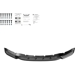 Frontsplitter schwarz glänzend passend für BMW X5 M F85 / X6 M F86 2014-2018