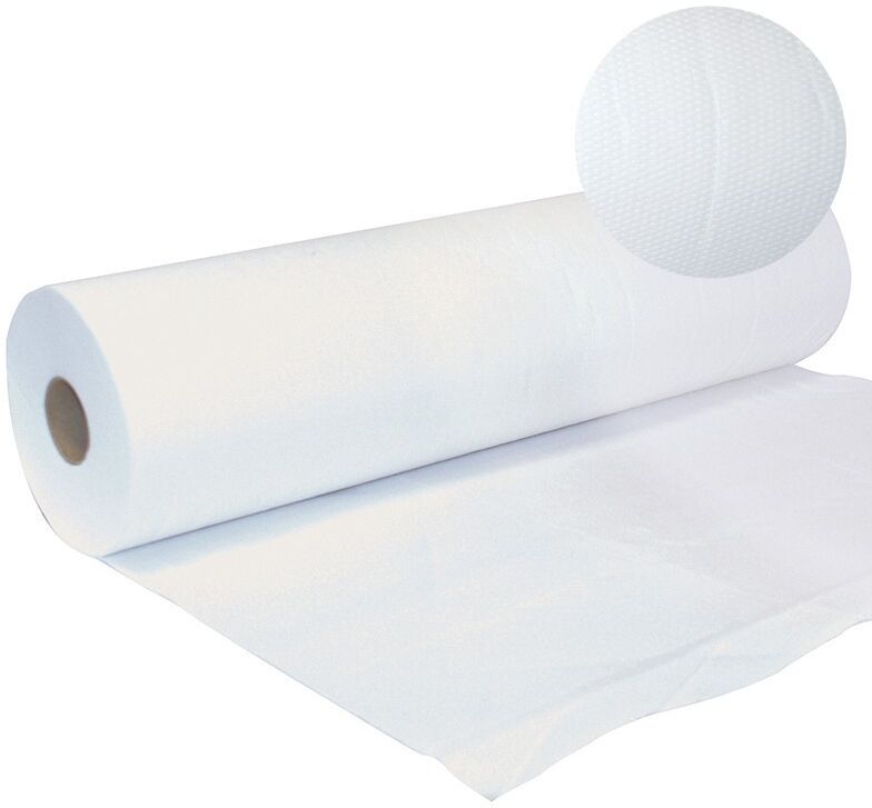 Gohy Draps d'examen en papier gaufré - 2 Plis - 50 cm x 50 m - Prédécoupé 38 cm - 9 rouleaux