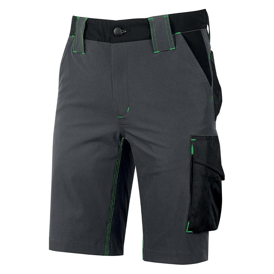 Upower U-Power Bermuda Shorts Grau/Grün Grösse S (S) (FU196RL)
