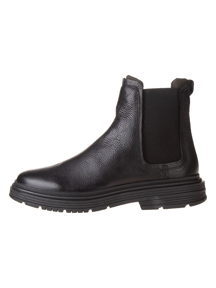 Clarks Leder-Chelsea-Boots "Badbury" in Schwarz - 42