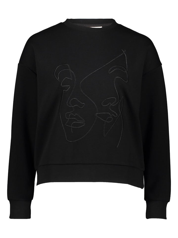Vila Sweatshirt in Schwarz - M