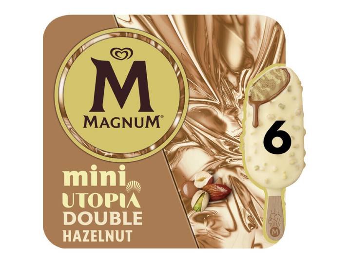 Magnum Double Utopia Mini Noisette 6 Pièces