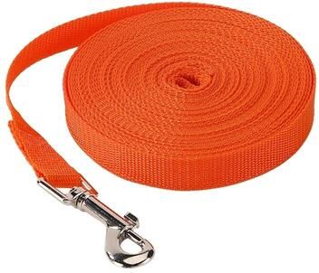 Uplifted Finds Vista Track Extended Nylon Training Leash orange 5 M (16 Ft)