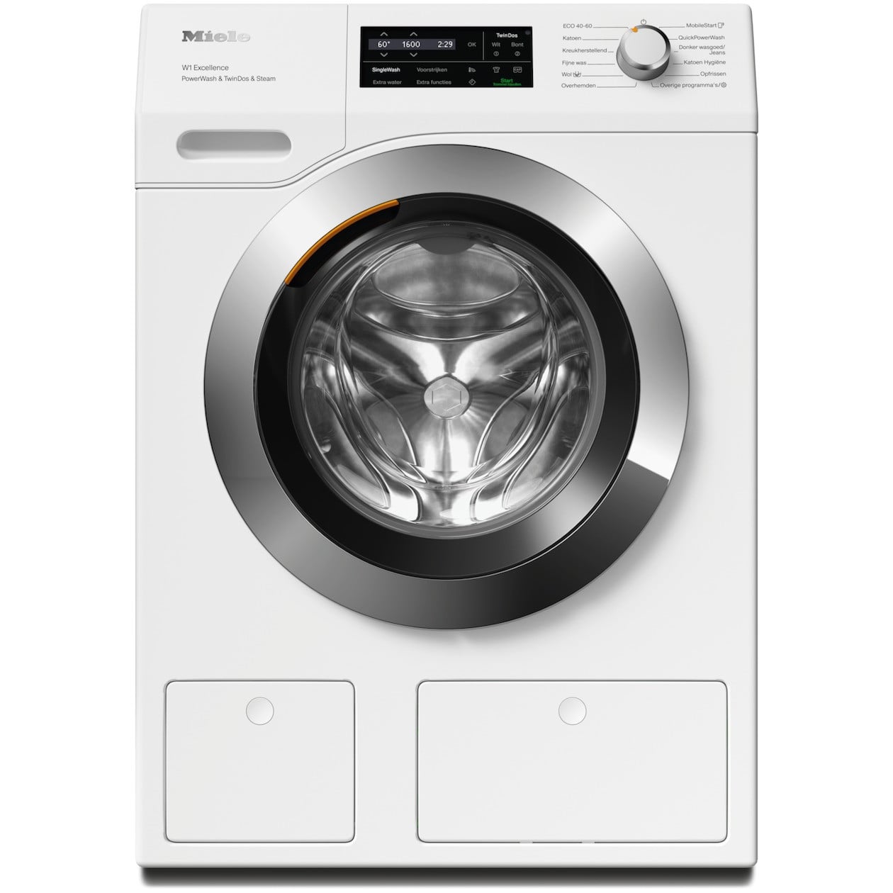 Miele WEJ 895 WPS Excellence PowerWash TwinDos & SteamCare Wasmachine Wit