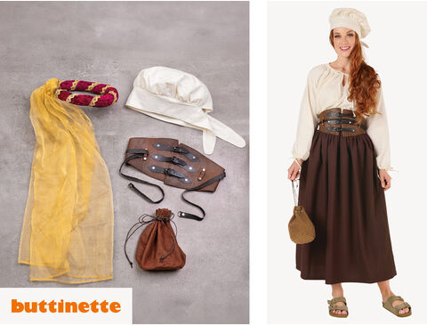 Nähanleitung "Set: Mittelalter Frau"