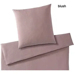 Elegante Bettwäsche Smooth - 135x200 cm + 80x80 cm	blush