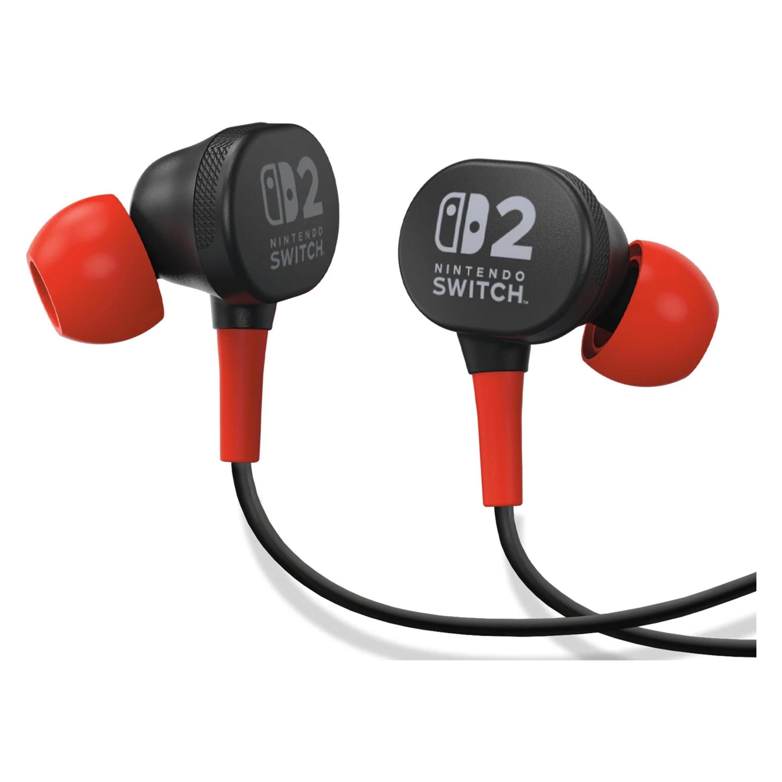 PowerA NSW2 Headset wired Earbuds black (Kabelgebunden) (NSHS0531-01)