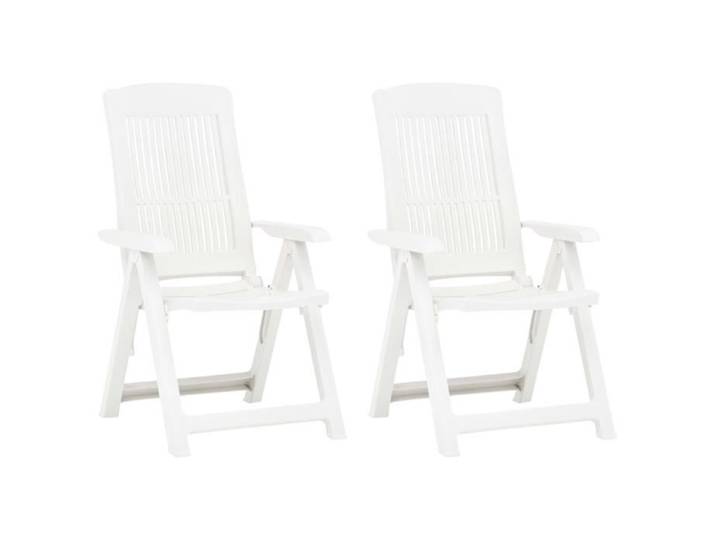 Top  Chaises inclinables de jardin JILI - Fauteuil d'extérieur 2 pcs Plastique Blanc 13 7 Kg