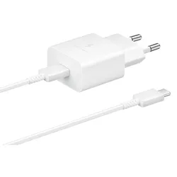 Samsung EP-T1510 15W USB-C Schnellladegerät mit Kabel 1m, weiß
