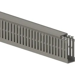 GGK N1676 Verdrahtungskanal VK 80x30mm-7030, PVC, Unter-/Oberteil, steingrau VK80x30  - 2 Meter