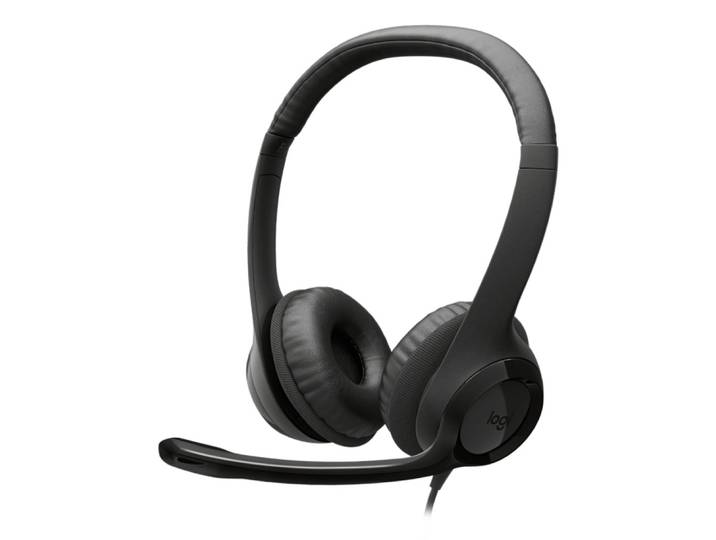 Logitech H390, Avec fil, Appels/Musique, 20 - 20000 Hz, 197 g, Casque, Noir 981-001576
