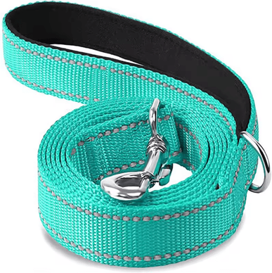 Inspire Picks NightGuard Reflective Pet Leash & Harness Lead For Dogs And Cats cyan 1.5cmx150cm