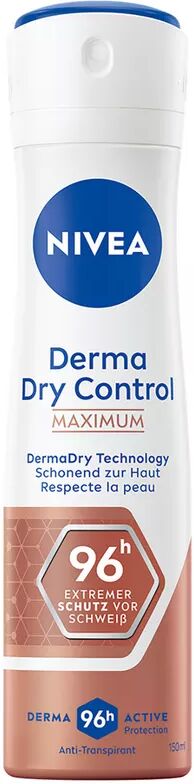 Nivea - Deo Derma Dry Control Maximum Spray Female, 150  ml