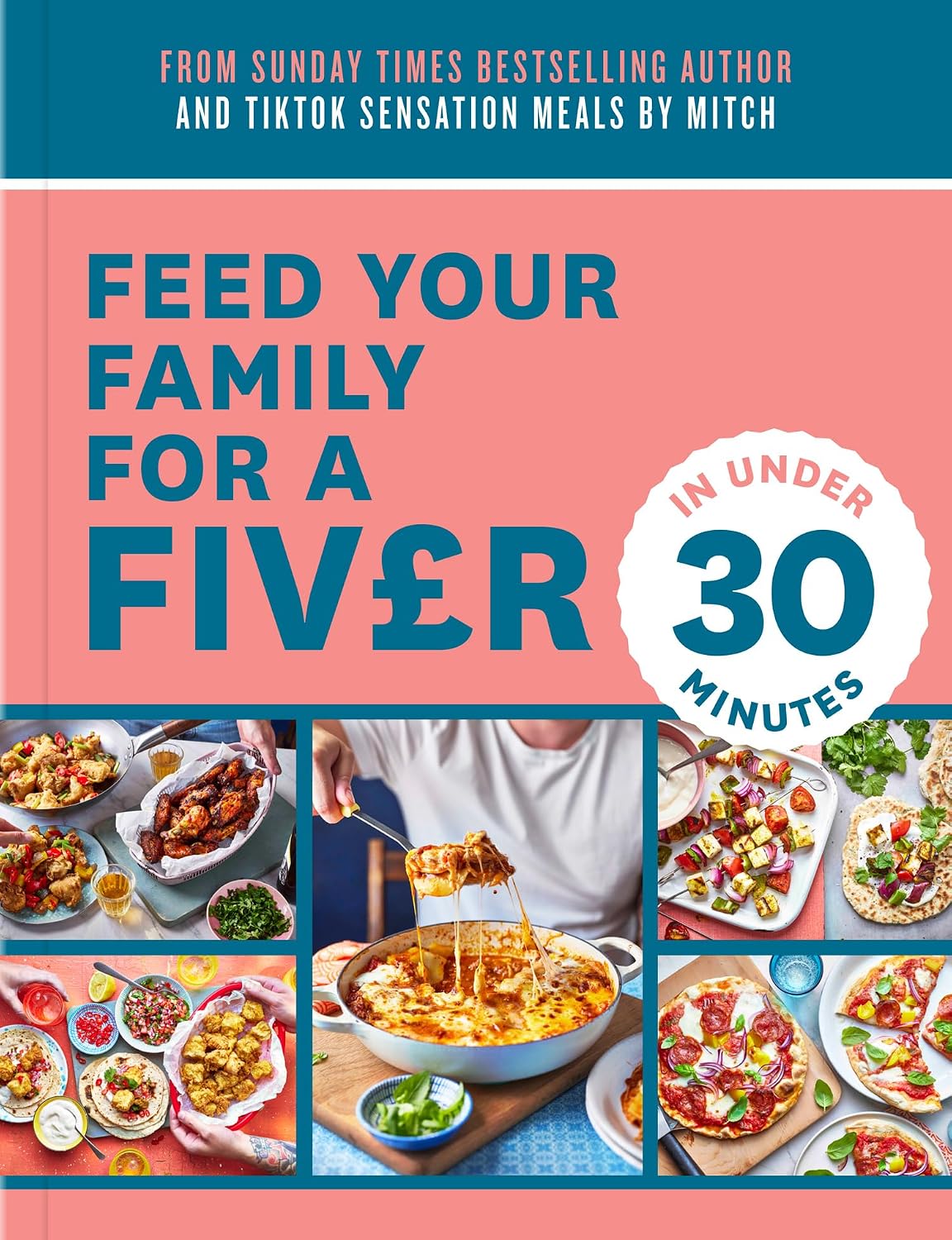 Thorsons Feed Your Family For a Fiver in Under 30 Minutes! by Mitch Lane - Paperback Budget Cookbook - Quick, Easy & Affordable Family Recipes - 192 Pages