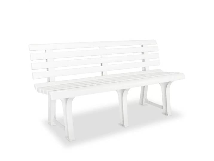 VidaXL - Gartenbank, 3P, Weiss