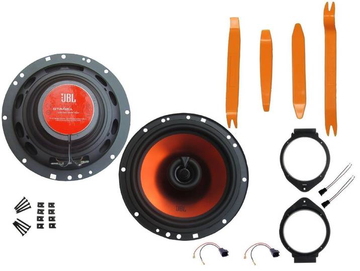 DSX JBL Lautsprecher Set für Opel Astra K Tür vorne hinten Bügel 400 W Auto-Lautsprecher (50 W)