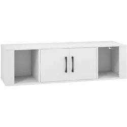 Helloshop26 - Schwebender Wandschrank für Büros 108 x 33 x 30,5 cm platzsparend modernes Design aus weißem MDF