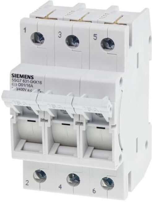Siemens Indus.Sector Minized 16A 400V 3P 5SG7631-0KK16 (5SG76310KK16)
