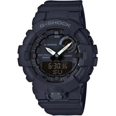 Smartwatch CASIO G-SHOCK "GBA-800", schwarz (schwarz, schwarz), Smartwatches, Herren, Smartwatch, Quarzuhr,Armbanduhr Herrenuhr,Schrittzähler,bis 20 bar wasserdicht
