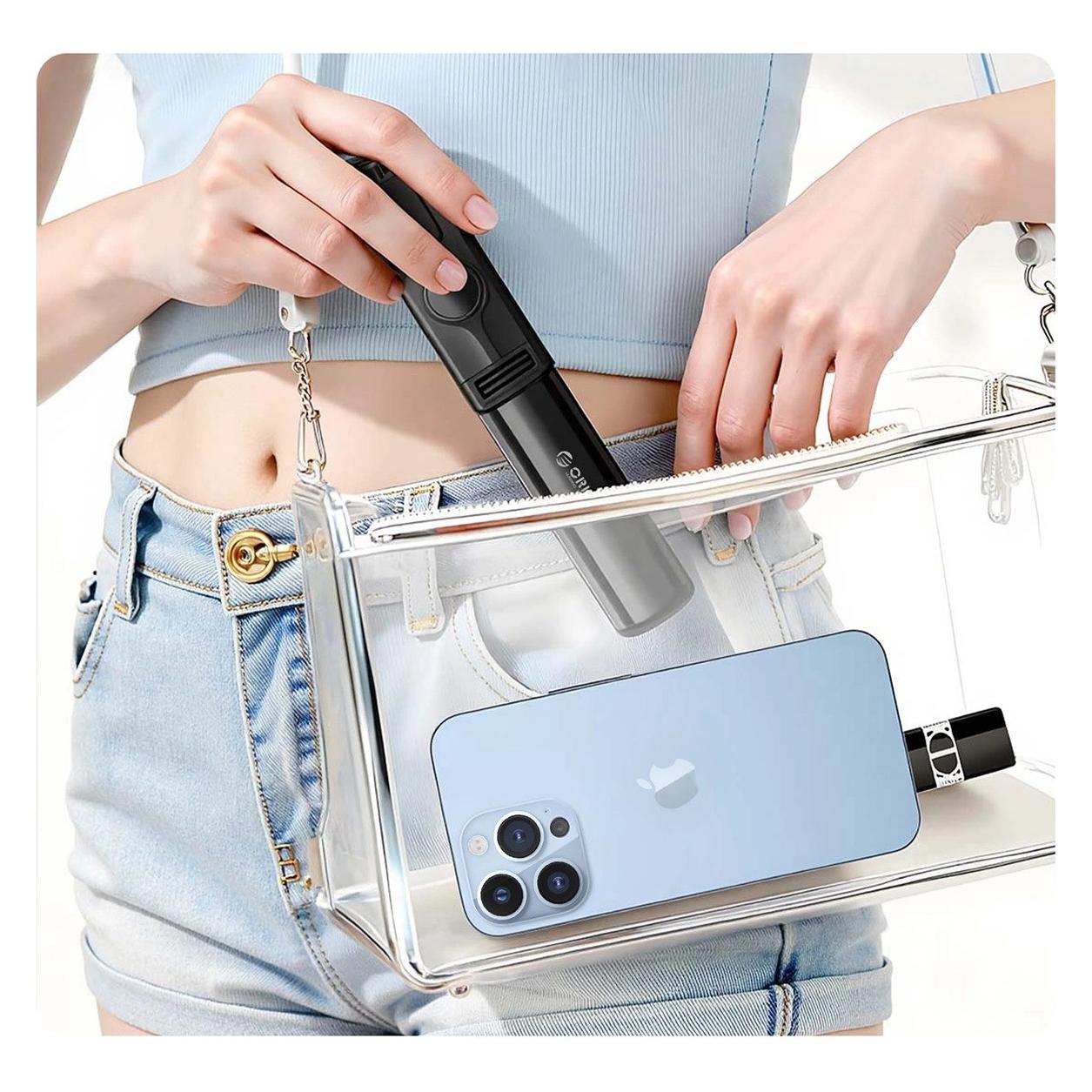 Orico SPV68 Selfie-Stick, Mini-Stativ, Bluetooth, 360°-Drehung, 68 cm - Schwarz (73082354)