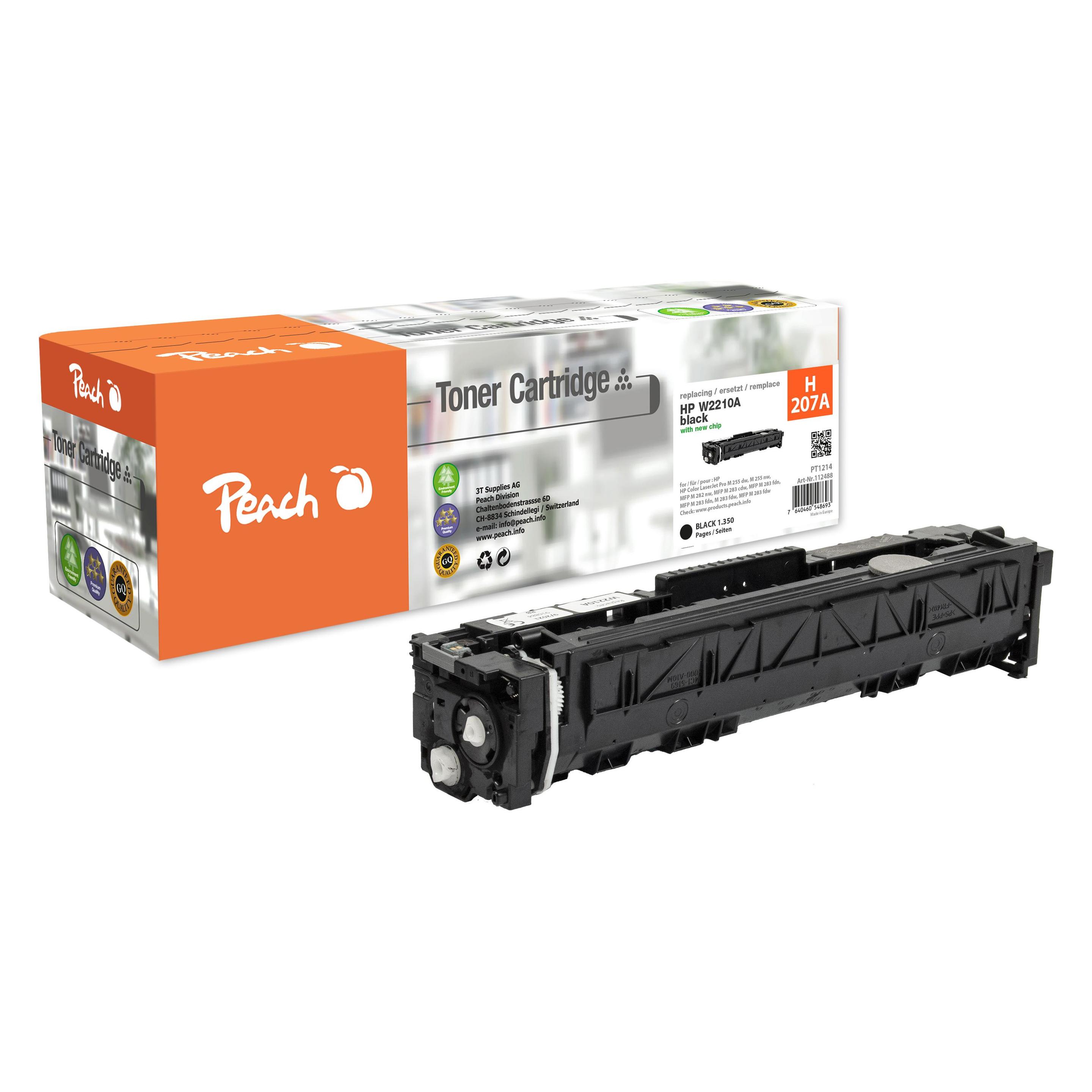 Peach Tonermodul schwarz ersetzt HP No. 207A (54753312)