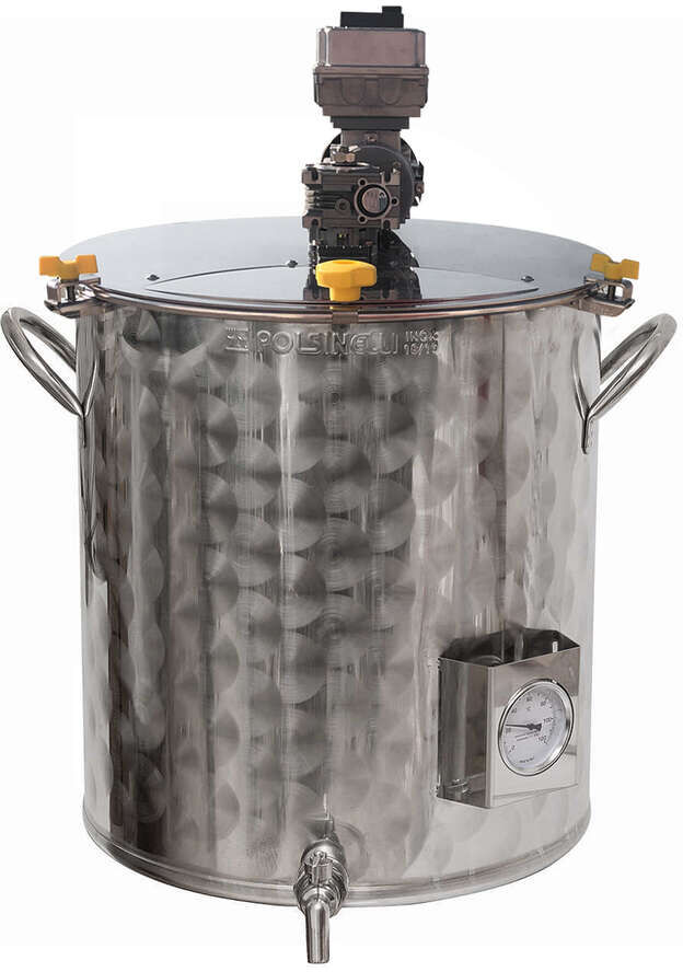 Polsinelli Pentola motorizzata inox con inverter da 35 L
