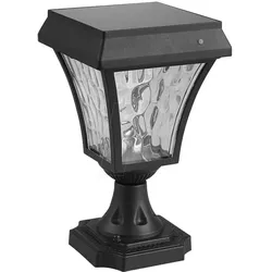 V-Tac, Gartenbeleuchtung, VT983 2W LED Solar Standleuchte Schwarzes Gehäuse 3in1 IP44 (110 lm, IP65)