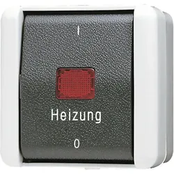 JUNG Heizung-Notschalter Aus 2-pol. 802 HW
