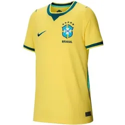 NIKE Kinder Fantrikot Brasilien CBF 2026 Heimtrikot, Größe M in Gelb Gelb
