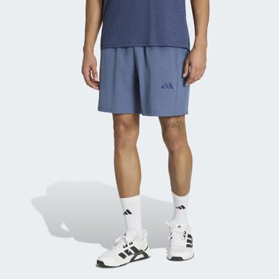 Shorts ADIDAS PERFORMANCE "WE BAS MEL SHO", Herren, Gr. S, L-Gr, blau (preloved ink mel, innenbeinlänge ca. 23 cm), Obermaterial: 100% Polyester, Hosen Shorts