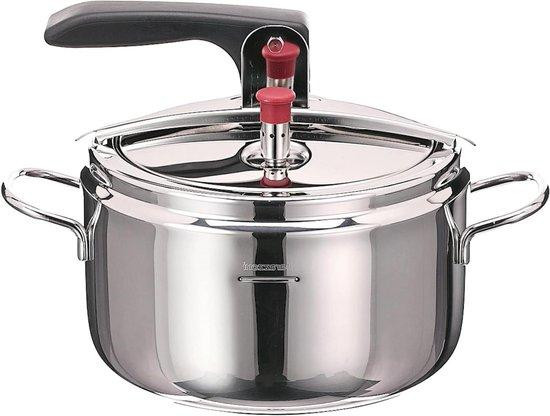 Barazzoni Snelkookpan Italy Zilver 5 Liter