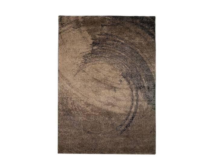 Tapis moderne abstrait design, marron, 120x170 cm