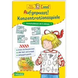 Beschäftigungsbuch Aufgepasst Conni Lernspiele