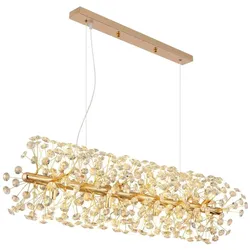 Globo Lighting Luster   ¦ gold ¦ Maße (cm): B: 30 H: 150