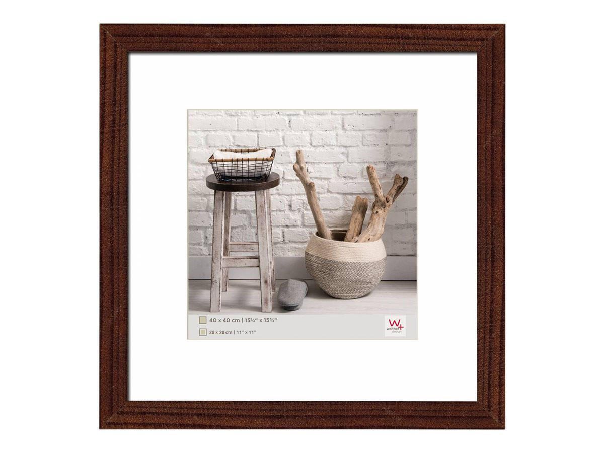 walther design Bilderrahmen Home 44,5 x 44,5 cm nussbaum HO440N