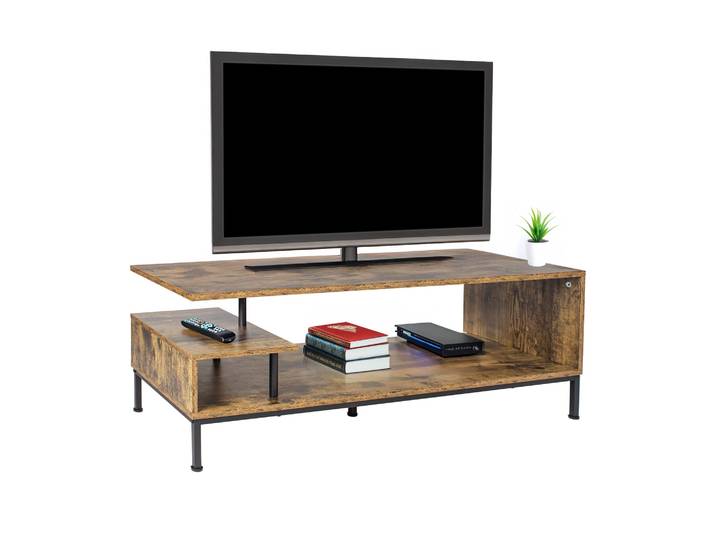 TV Lowboard bis 55 Zoll Braun-Schwarz