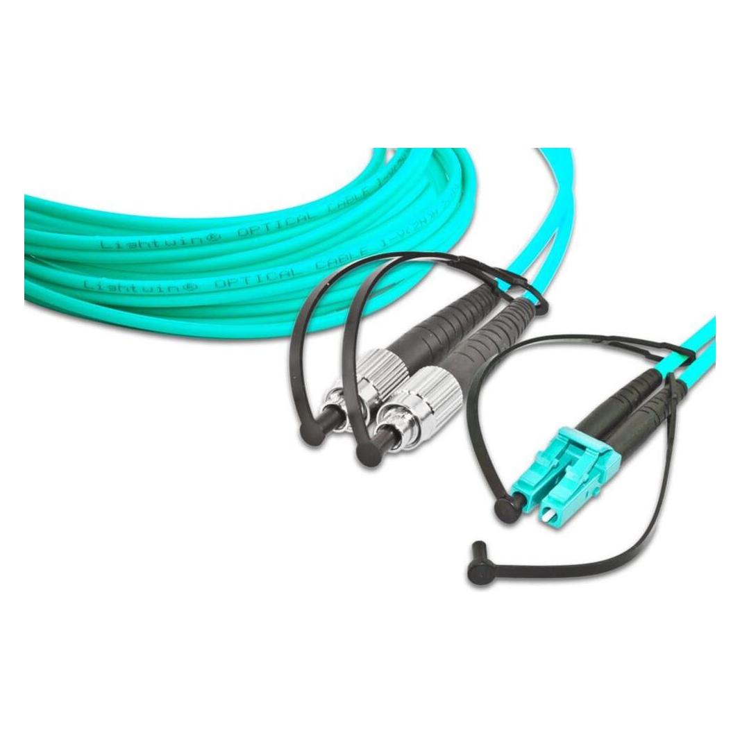 Lightwin High Quality Duplex LWL Patchkabel, MM OM3, LC (1.50 m) (LDP-50 LC-LC 1.5 OM3)