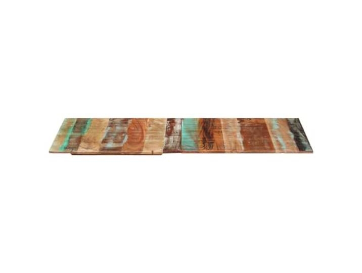 KLGBNCVE Tischplatte Rechteckig 60x140 cm 15-16mm Altholz Massiv Recycled Tropenholz, Mango Teak Mischung, Für Couchtisch Bartisch, Einzigartige Maserung