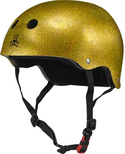 Skate Helm Triple Eight Glitter Sweatsaver (XL-XXL - Gold)