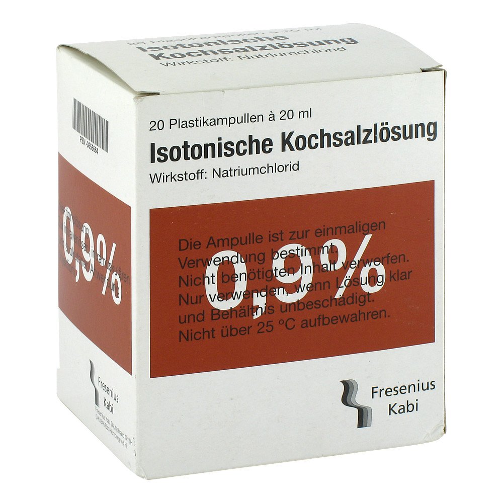 Fresenius Kabi Deutschland GmbH Kochsalzlösung 0,9% Plastikamp.fresenius 03655664