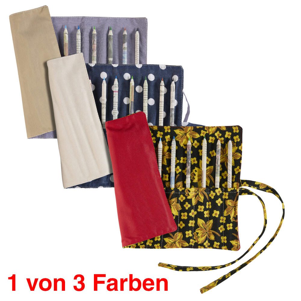 NewPen Federmäppchen befüllt mit 12 Eco Buntstiften NP11