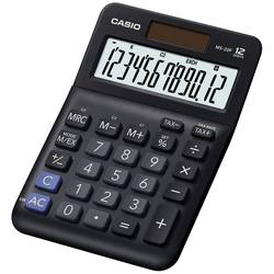 Casio MS-20F Tischrechner Schwarz Display (Stellen): 12 batteriebetrieben, solarbetrieben (L x B x H) 149 x 101 x 148.5 mm