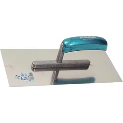 Glättekelle 280x130x0,7mm rostfrei blaues Heft