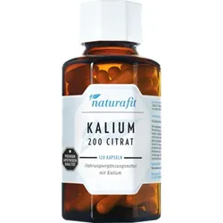 NATURAFIT Kalium 200 Citrat Kapseln 120 St