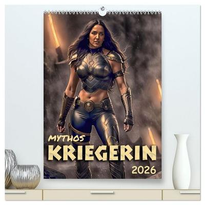Mythos Kriegerin (hochwertiger Premium Wandkalender 2026 DIN A2 hoch), Kunstdruck in Hochglanz