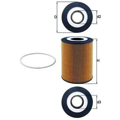KNECHT Ölfilter OX 359D für DAF