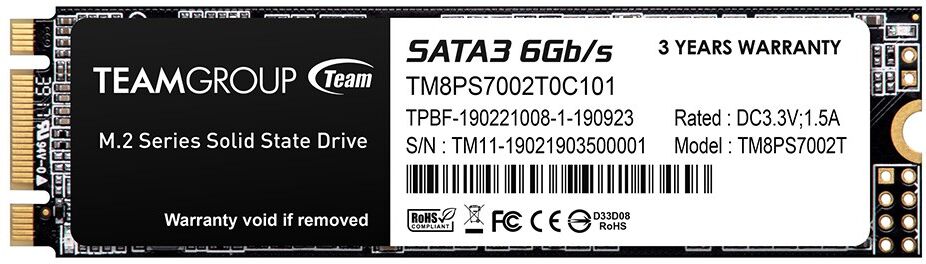 Team Group MS30 2TB M.2 2280 SATA III Internal SSD