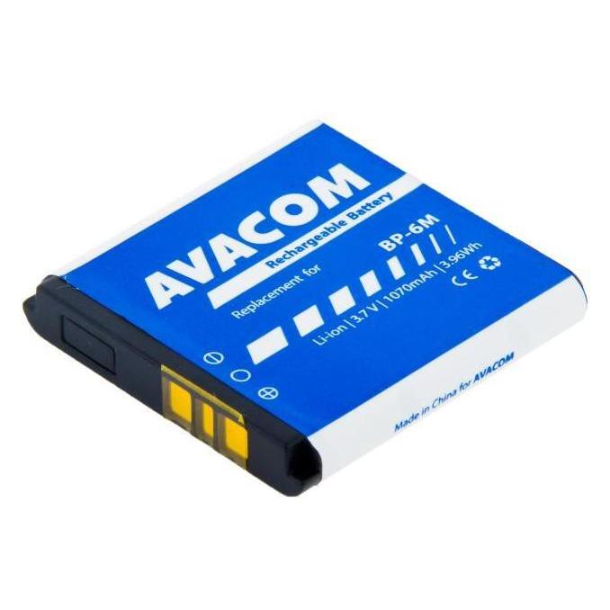 Avacom Baterie GSNO-BP6M-S1070 do mobilu Nokia 6233, 9300, N73 Li-Ion (náhrada BP-6M) (GSNO-BP6M-S1070)